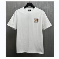 ディースクエアード スーパー コピー Tシャツ 24-7 ロゴ刺繡 DSQUARED2 存在感のあるアイテム
