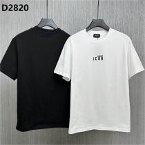 DSQUARED2コピー Tシャツ iconロゴ ディースクエアード 滑らかで柔...