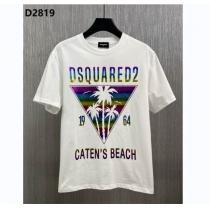 ディースクエアード スーパーコピー Tシャツ  パームツリー caten's beach トロピカル DSQUARED2