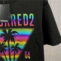 ディースクエアード スーパーコピー Tシャツ  パームツリー caten's beach トロピカル DSQUARED2