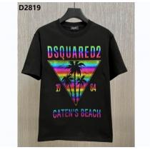 ディースクエアード スーパーコピー Tシャツ  パームツリー caten's beach トロピカル DSQUARED2
