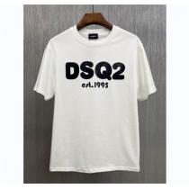 23ss夏の万能アイテム DSQUARED2 偽物Tシャツ ロゴプリント 3色 ディースクエアード 肌触りが心地よい