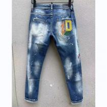 23年定番のアイテム♩ ディースクエアード 偽物 ジーンズ DSQUARED2 DSQロゴ刺繡