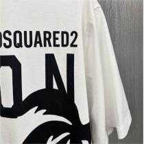  トロピカルシリーズ♡♡ディースクエアード 偽物 Tシャツ ヤシの木 ICONロゴ DSQUARED2 夏の雰囲気
