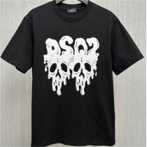 23年ストリートスタイル ディースクエアード 偽物 Tシャツ 骸骨 DSQUARED2 毎日着られる上質さ