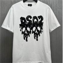 23年ストリートスタイル ディースクエアード 偽物 Tシャツ 骸骨 DSQUARED2 毎日着られる上質さ