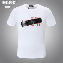 メンズの必需品 ディースクエアード コピー Tシャツ 塗りつぶし iconロゴ DSQUARED2