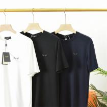 2026抜群の通気性 フェンディ コピー Tシャツ FENDI モダール生地 モンスターロゴ刺繍 大人の落ち着き