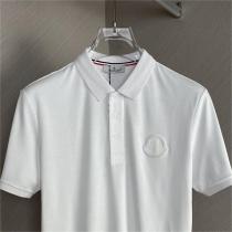 定番＆人気トレンド MONCLER スーパーコピー  ポロシャツ 無地 透明ロゴ貼り付け モンクレール 