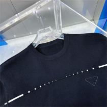 △2026年春先アイテム△ プラダ スーパーコピー Tシャツ 丸首 PRADA  ポリエステルとレーヨンの混紡