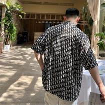 おしゃれ度を気軽に上げ DIOR コピー 半袖シャツ ディオール モノグラムプリント 爽やか