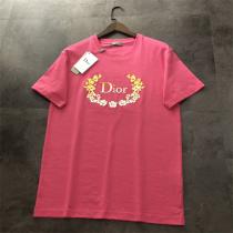 『希少限定品』高品質！ ディオール コピー Tシャツ 精工刺繡ロゴ 花柄 DIOR 光沢感で品良く