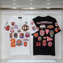 ★★23ssトレンド★★ディースクエアード スーパー コピー Tシャツ サッカーチームロゴ モノグラム DSQUARED2