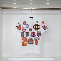 ★★23ssトレンド★★ディースクエアード スーパー コピー Tシャツ サッカーチームロゴ モノグラム DSQUARED2