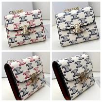 2026春夏アイテム♪セリーヌ スーパーコピー 三つ折り財布 女性らしく上品 カードポケット付き CELINE