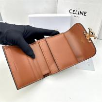 2026春夏アイテム♪セリーヌ スーパーコピー 三つ折り財布 女性らしく上品 カードポケット付き CELINE