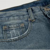 お客さまのお声に応じる♡♡クロムハーツ コピー ハーフジーンズ CHROME HEARTS 洗い加工 弾力性
