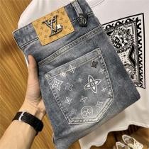 おしゃれ度を上げ↑↑↑ ルイヴィトン コピー ジーンズ LOUIS VUITTON モノグラム柄 弾力性