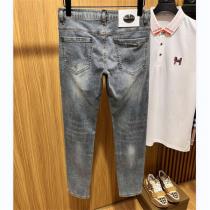 【2026春先新作】CHROME HEARTS コピー ジーンズ 定番ロゴ貼り付け カジュアル クロムハーツ
