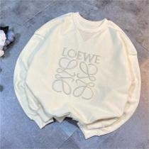 人気賞を受賞♪♪ロエベ スーパー コピー トレーナー Anagram ロゴ メタリックグレー刺繡  LOEWE