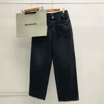 きれいめな印象に♡ BALENCIAGA 偽物 ジーンズ オーバーサイズ バレンシアガ ダメージ加工