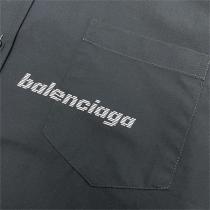 BALENCIAGA スーパーコピー 半袖シャツ バレンシアガ  弾幕ロゴプリント モノグラム オーバーサイズ
