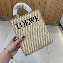人気賞を受賞♪♪ロエベ スーパーコピー トートバッグ LOEWE ラフィア風 raffia ショルダー付き 気軽に上級者感