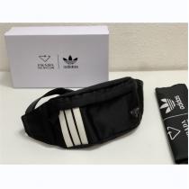 プラダ コピー ウェストバッグ PRADAｘAdidas コラボ ナイロン 防水性耐久性に優れる