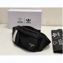 プラダ コピー ウェストバッグ PRADAｘAdidas コラボ ナイロン 防水性耐久性に優れる