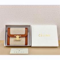 トレンド感満載★★CELINE スーパーコピー 3つ折り財布 セリーヌ 天然牛革 カードポケット 収納力