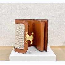 トレンド感満載★★CELINE スーパーコピー 3つ折り財布 セリーヌ 天然牛革 カードポケット 収納力