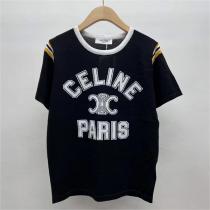  23年春先新作 CELINE スーパーコピー Tシャツ セリーヌ 定番ロゴプリント 