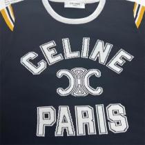  23年春先新作 CELINE スーパーコピー Tシャツ セリーヌ 定番ロゴプリント 