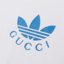 【累積売上総額第１位】Gucc1x adidasコラボTrefoil半袖ｔシャツブランドコピー2026人気上昇中
