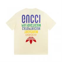 【2026人気一番】Gucc1x adidasコラボｔシャツブランド半袖コピーお洒落なコーディネート個性的