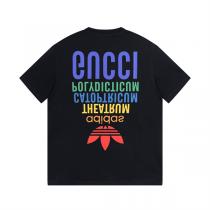 【2026人気一番】Gucc1x adidasコラボｔシャツブランド半袖コピーお洒落なコーディネート個性的