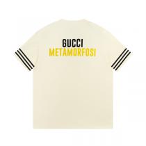快適☆Gucc1x adidasコラボtシャツブランドコピー快適な着心地2026春夏流行りオーバーサイズ