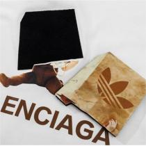 合わせやすさも抜群★バレンシアガ スーパーコピー Tシャツ Adidas コラボ 面ファスナー BALENCIAGA 