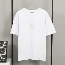 ✦気軽に今っぽく✦BALENCIAGA スーパーコピー Tシャツ Adidasｘバレンシアガ コラボ ストライプ柄