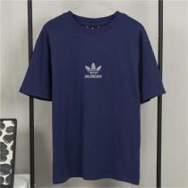 ✦気軽に今っぽく✦BALENCIAGA スーパーコピー Tシャツ Adidasｘバレンシアガ コラボ ストライプ柄