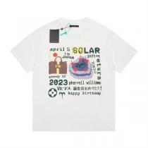 【割引キャンペーン】ルイヴィトン コピー Tシャツ LOUIS VUITTONｘPharrell Williamsコラボ オーバーサイズ