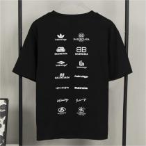 BALENCIAGA スーパーコピー Ｔシャツ adidasｘバレンシアガ ロゴプリント 定番 色落ちない オーバーサイズ