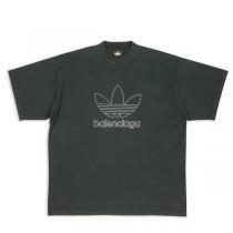 2026年大人気新作登場♥BALENCIAGAコピーｘAdidas Ｔシャツ コラボ Ｔシャツ 3D立体プリント バレンシアガ