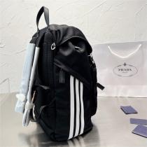 23ss プラダ スーパーコピー リュック AdidasｘPRADAコラボ ナイロン 防水性 軽い オシャレ