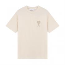 最高品質☆ AMI PARIS 偽物 Tシャツ お客さまお声に応じる アミ パリス 刺繡ロゴ 多色 