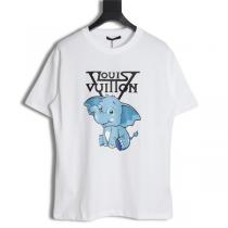【累積売上総額第１位】Louis Vuitton/ルイ・ヴィトン偽物小象ロゴプリント半袖 tシャツ新作2026トレンド