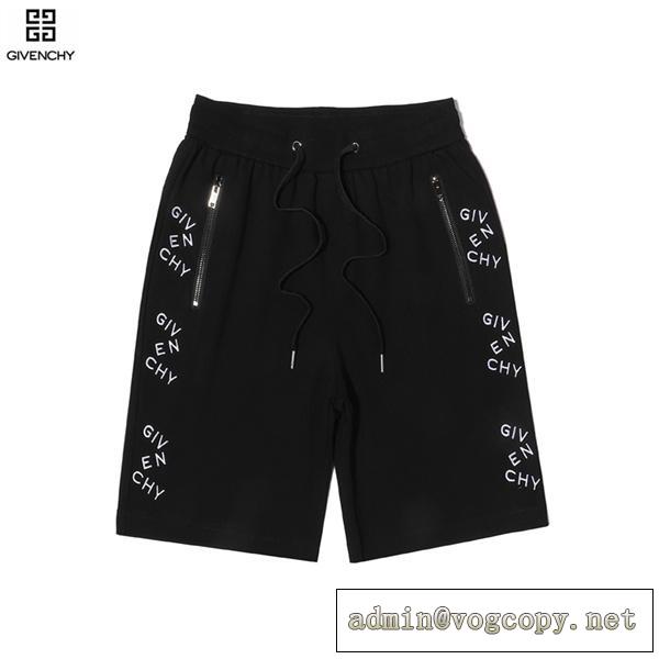おしゃれ感も動きやすさも ジバンシー スーパーコピー ハーフパンツ GIVENCHY ジッパー付き ロゴプリント柄 