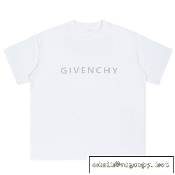 家でも外でも快適に ジバンシー コピー Tシャツ リフレクター ロゴプリント GIVENCHY
