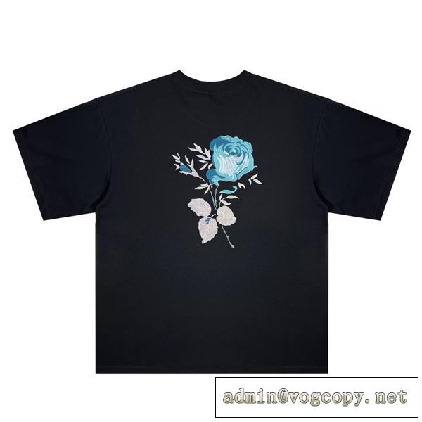 高品質 DIOR コピー Tシャツ 刺繡ロゴ 型崩れへの耐性 ディオール 230gコットンダブルガーゼ