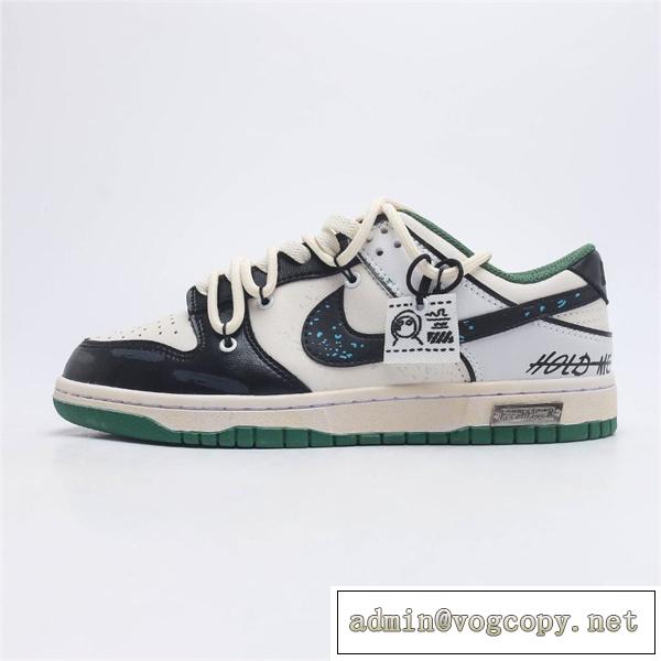 オフホワイト スーパーコピー スニーカー Nike SBｘOff-White Dunk Low「Miami Hurricanes」コラボ